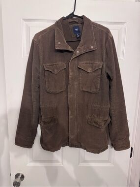 GAP Men's Brown Corduroy Field Jacket